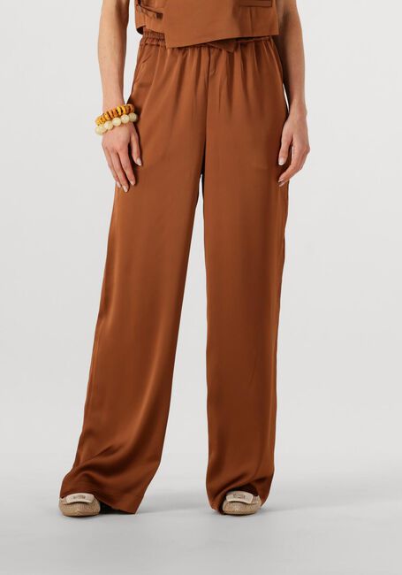 GESTUZ Pantalon large GZJESSIE HW PANTS en camel - large