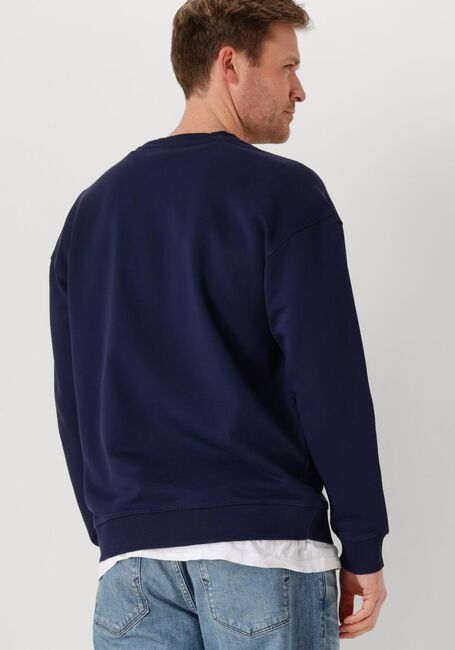 Donkerblauwe SCOTCH & SODA Sweater FRONT RELAXED FIT SWEATSHIRT - large