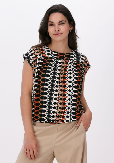Witte SUMMUM  TOP HONEYCOMB PRINT ON VISCOSE EA - large