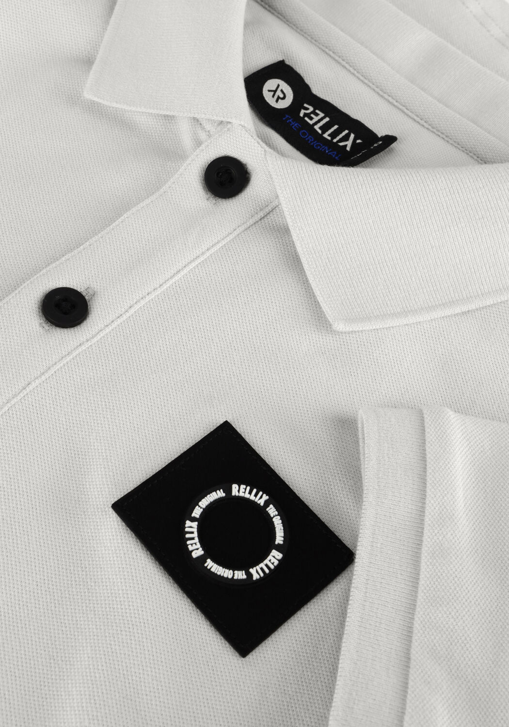 Grijze RELLIX Polo POLO SS PLQUE - large