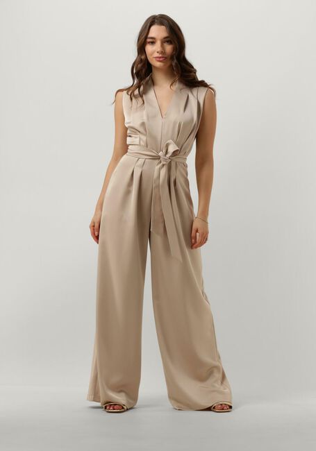 ACCESS Combinaison SATIN JUMPSUIT WITH PLEATS en or - large