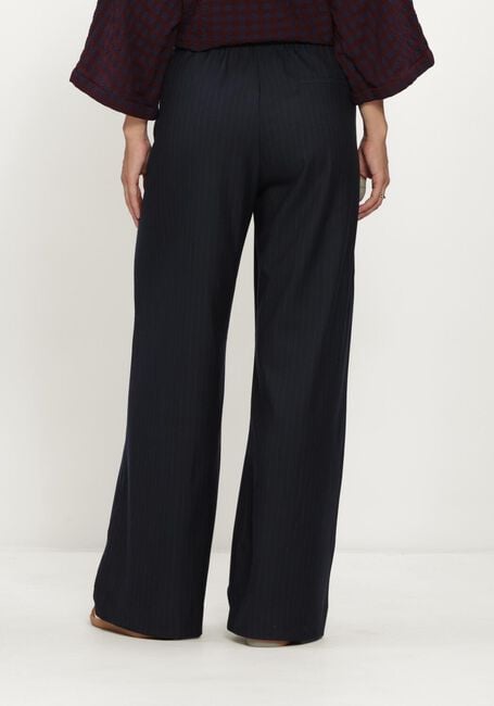 BY-BAR Pantalon large CELIN PINSTRIPE PANTS Bleu fonc&eacute; - large