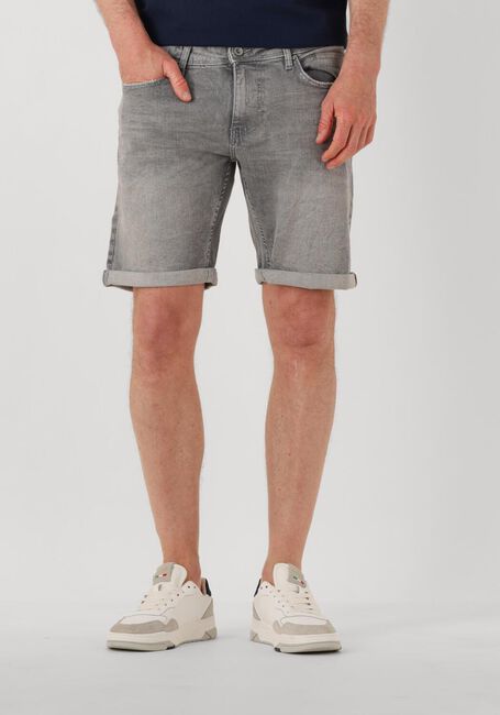 Grijze PURE PATH Jeans THE STEVE SKINNY FIT DENIM SHORTS - large