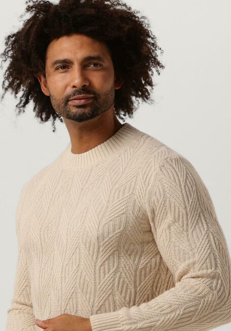 SELECTED HOMME Pull CARIS LS KNIT CREW NECK Sable - large