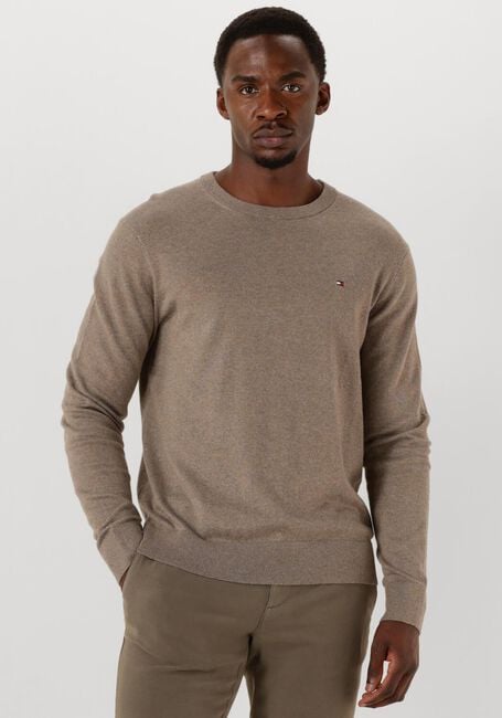 Groene TOMMY HILFIGER Trui PIMA ORG CTN CASHMERE CREW NECK - large