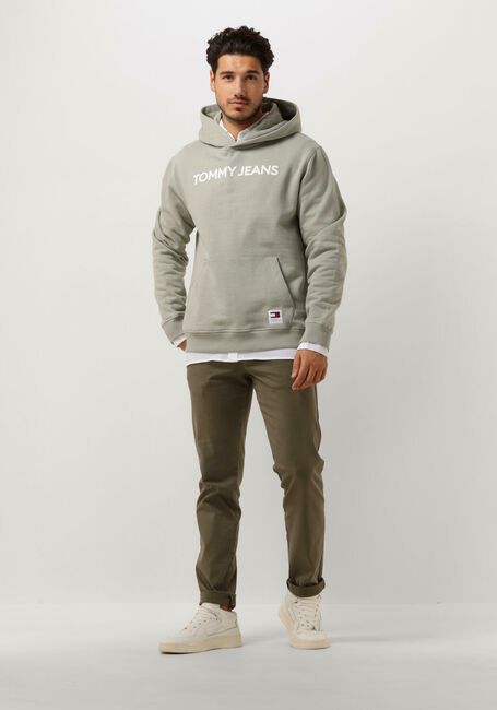 Groene TOMMY JEANS Trui TJM REG BOLD CLASSICS HOODIE EXT - large