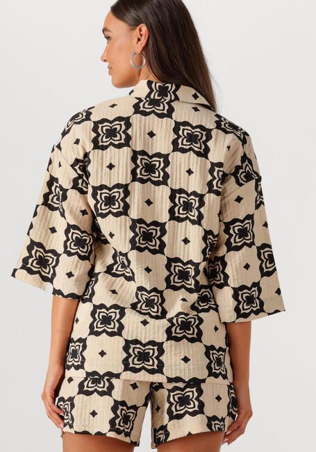Beige OBJECT  OBJELLA 3/4 SHIRT 138 - large