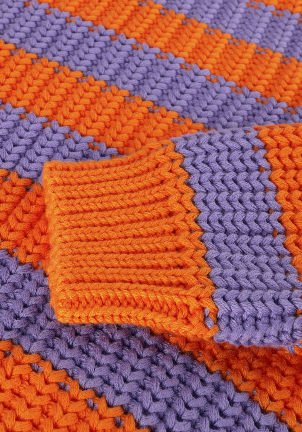 Oranje YUKI KIDSWEAR Trui CHUNKY KNITTED SWEATER - large