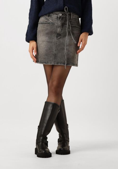 Y.A.S. Mini-jupe YASRINA HW DENIM SKIRT Gris foncé - large