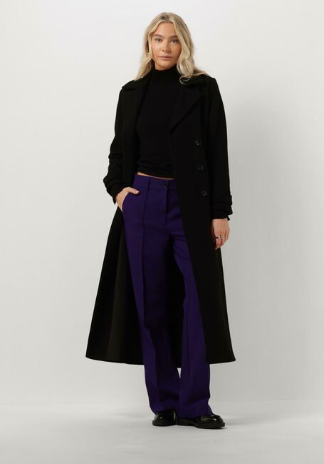 JANSEN AMSTERDAM Col roulé FN187 FINE KNIT TURTLE NECK LONG SLEEVES en noir - large