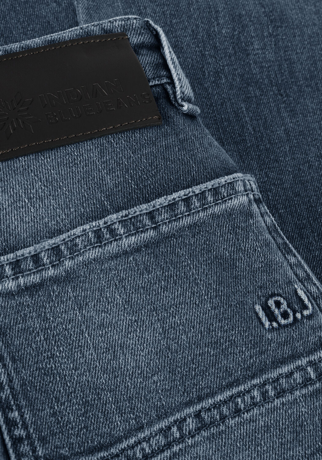 INDIAN BLUE JEANS Straight leg jeans WORKER ROBIN WIDE STRAIGHT FIT en bleu - large