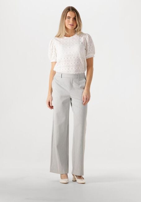 Witte OBJECT T-shirt OBJLAILA S/S RE TOP - large
