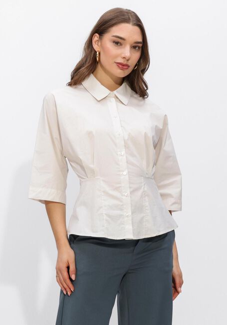 Gebroken wit OBJECT  OBJMERLE HOPE 3/4 RE SHIRT - large