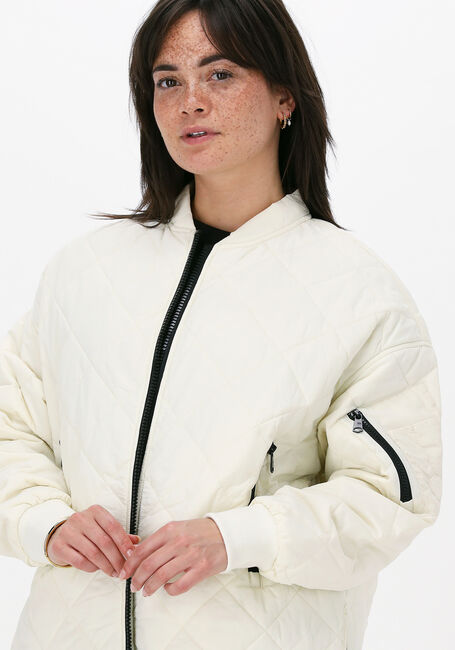 Gebroken wit BEAUMONT Gewatteerde jas OVERSIZED BOMER LIGHT PADDED - large