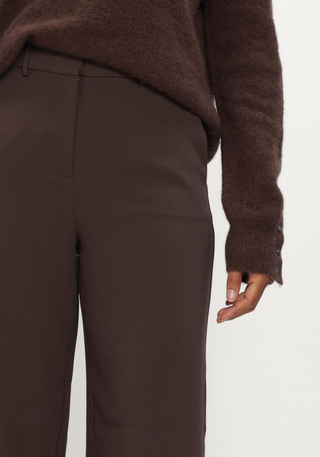 MSCH COPENHAGEN Pantalon MSCHMACY MICHELLE HW WIDE PANTS REGULAR en marron - large