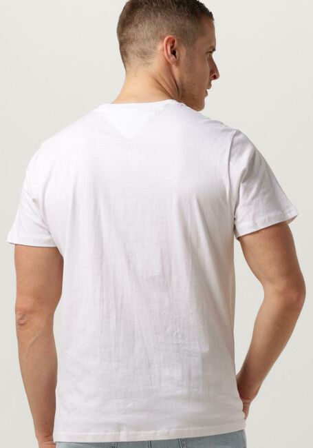 TOMMY JEANS T-shirt TJM SLIM ESSENTIAL FLAG TEE en blanc - large