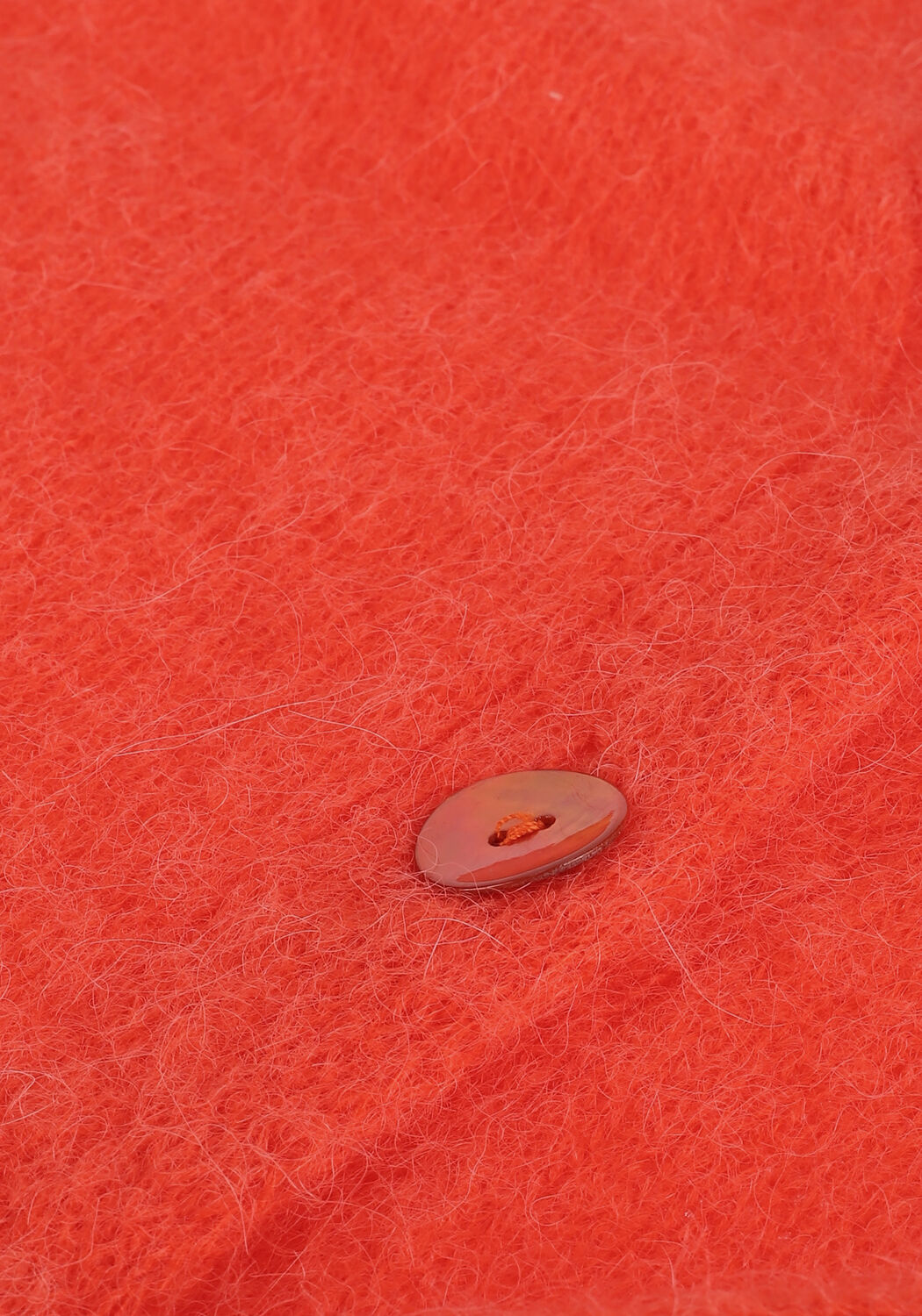 SUMMUM Gilet CARDIGAN FEATHER LIGHT ALPACA en orange - large