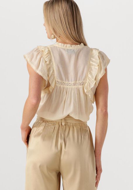 NEO NOIR JAYLA S VOILE TOP Blouses en jaune - large