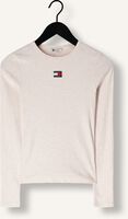Beige TOMMY JEANS Tops & T-shirts TJW SLIM LS BADGE TEE EXT Beige TOMMY JEANS Tops & T-shirts TJW SLIM LS BADGE TEE EXT - medium