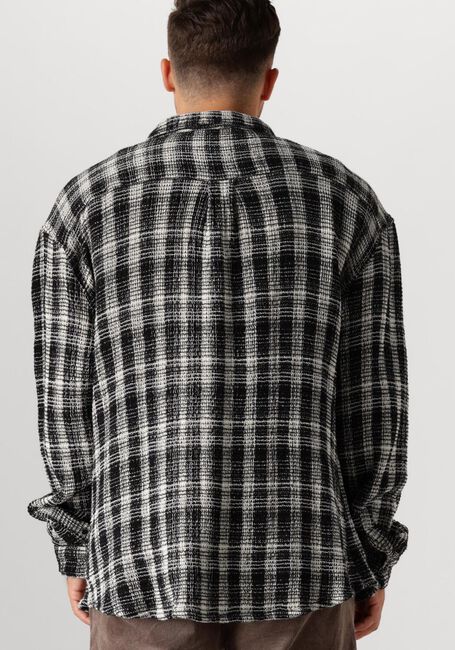 ANERKJENDT Surchemise AKLOUIS STRUCTURE CHECK SHIRT en noir - large