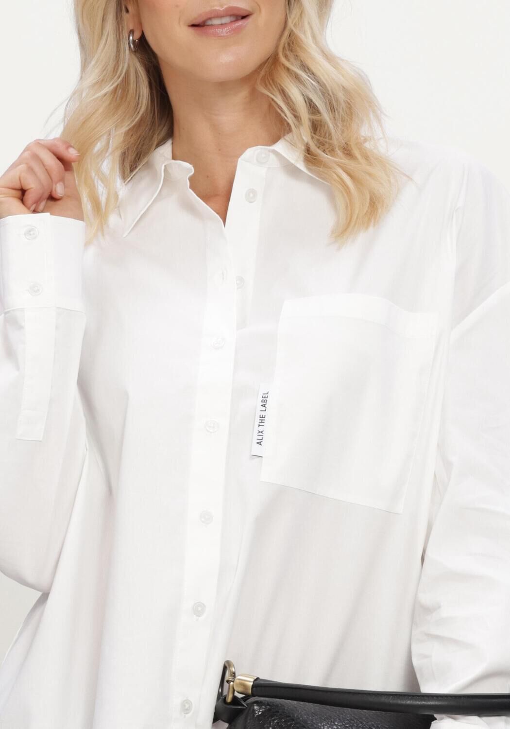 ALIX THE LABEL LADIES WOVEN OVERSIZED BLOUSE Blouses en blanc - large