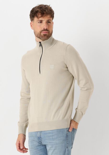 BOSS ORANGE Pull KANOBIX_S en beige - large