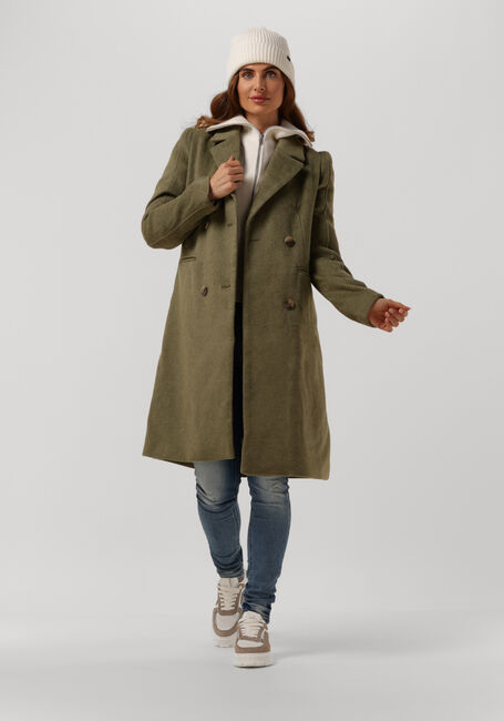 Groene Y.A.S. Mantel YASESSIO WOOL MIX COAT - large