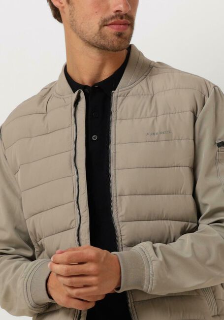 PURE PATH Veste matelassé PADDED JACKET WITH FRONT AND SLEEVE POCKETS Sable - large
