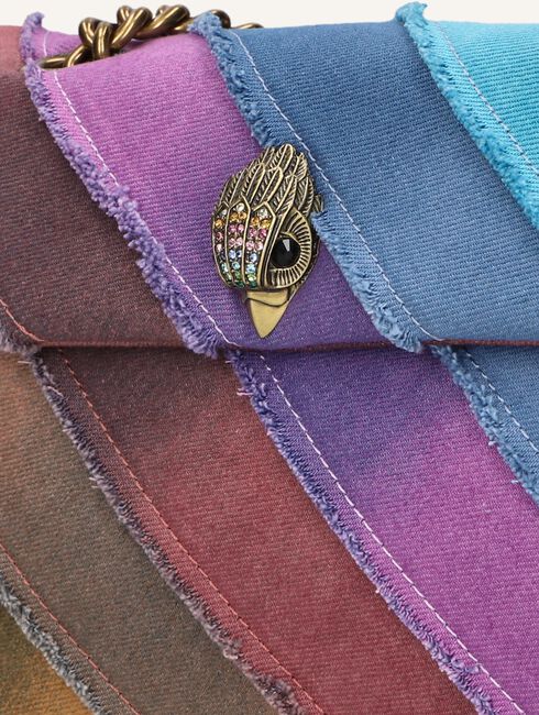 Multi KURT GEIGER LONDON Handtas DENIM KENSINGTON BAG L Multi KURT GEIGER LONDON Handtas DENIM KENSINGTON BAG L - large