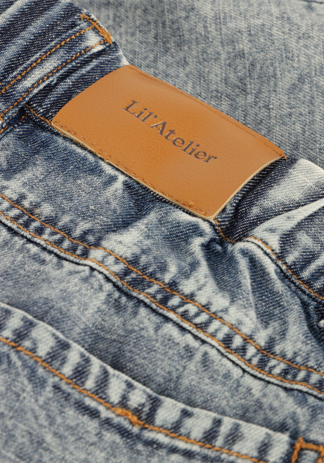 Lichtgrijze LIL' ATELIER Jeans NMMHILBERT LOOSE DNM SHORTS 1118-HL LIL - large