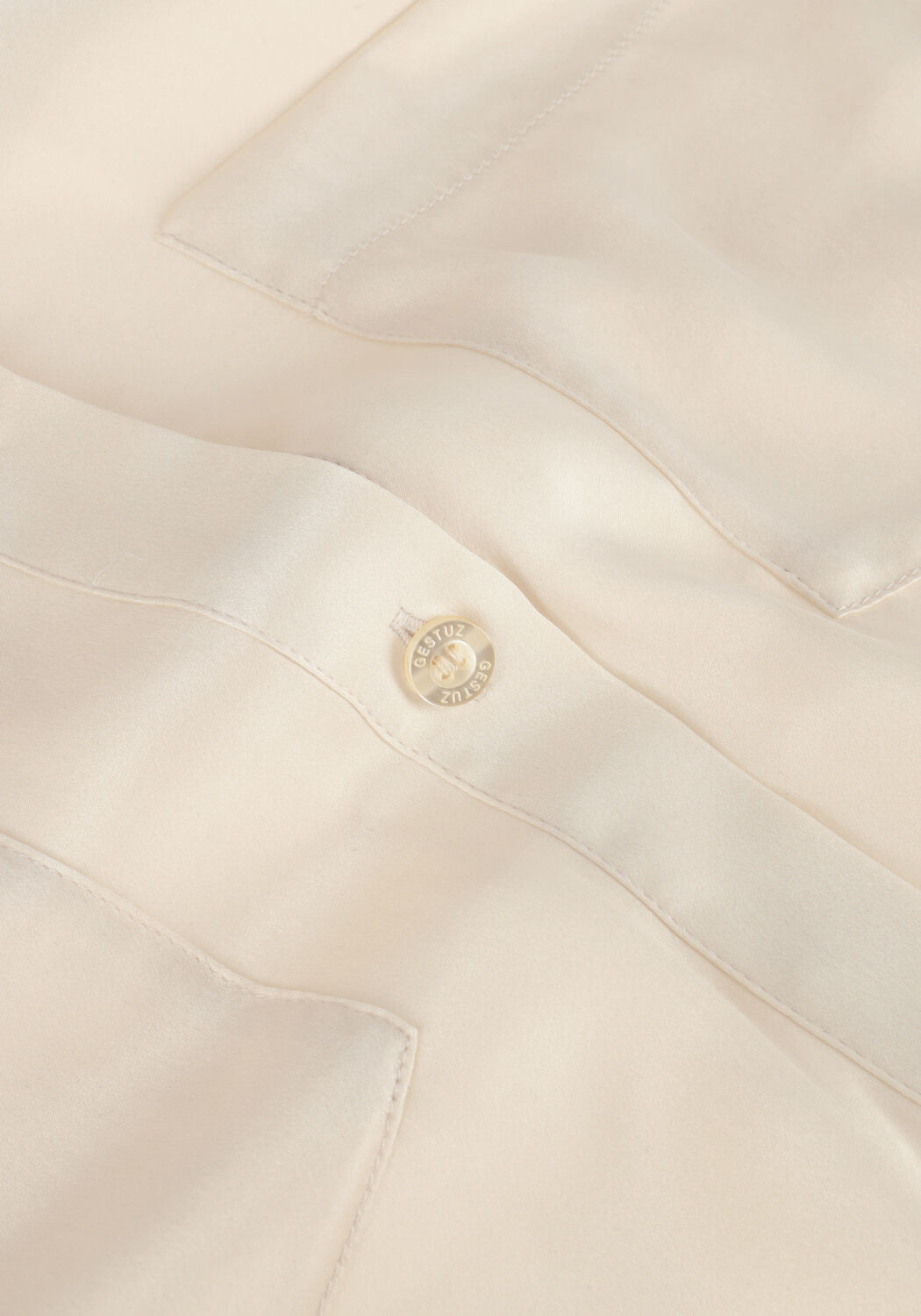 Witte GESTUZ  SILKEGZ SHIRT - large