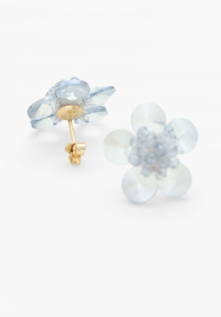 Witte LOTT. GIOIELLI Sieraad FLOWER STUD - large