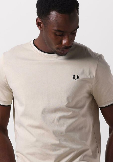 FRED PERRY T-shirt TWIN TIPPED T-SHIRT Sable - large