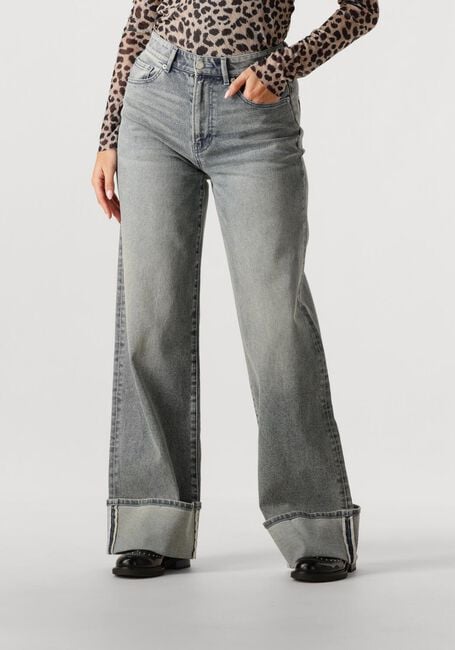 Blauwe CATWALK JUNKIE Wide jeans LOOSE FIT JEANS WITH FOLD - large