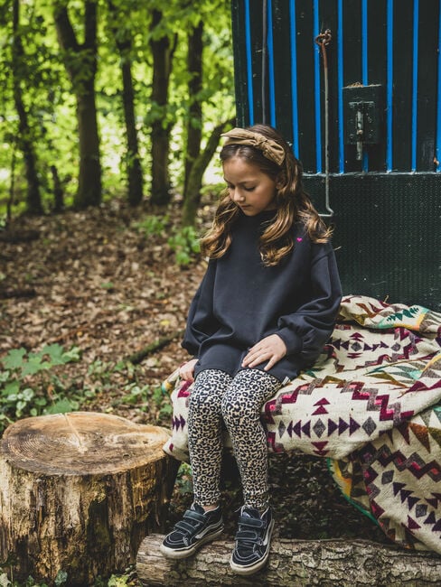 Zwarte LOOXS Little Mini jurk 2531-7810 - large