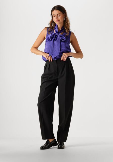 SELECTED FEMME Pantalon SLFELOISE HW BARREL PANT en noir - large