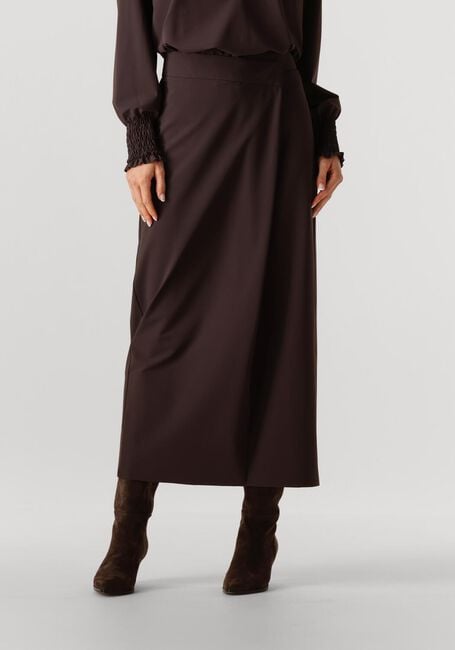 JAPAN TKY Jupe maxi SEISHI en marron - large