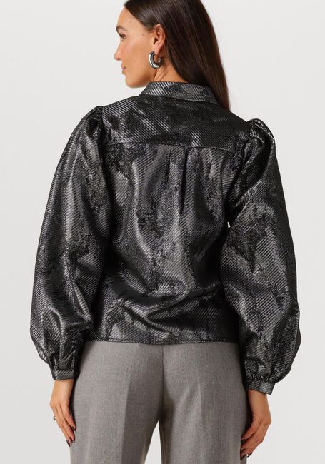 Zwarte NUKUS  LETTIE BLOUSE METALLIC - large