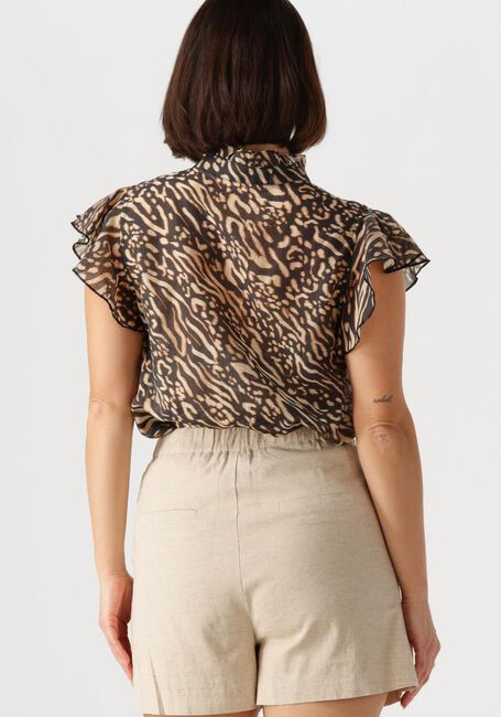 NUKUS Haut AURORA TOP en marron - large