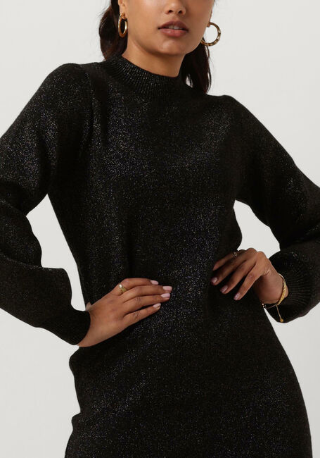 OBJECT Mini robe OBJREYNARD L/S KNIT DRESS en noir - large