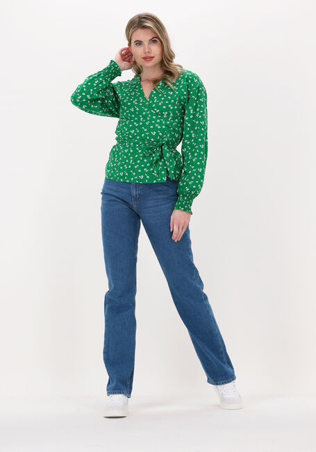 ENVII ENBJORK LS TOP AOP 6743 Blouses en vert - large
