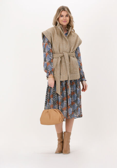 SECOND FEMALE Gilet CAKILE WAISTCOAT en marron - large