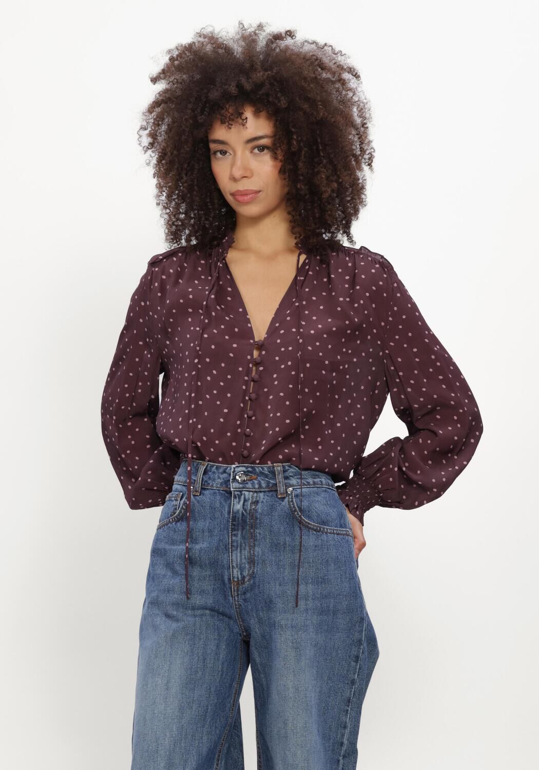 SILVIAN HEACH BLOUSE ORINTA Blouses Bordeaux - large