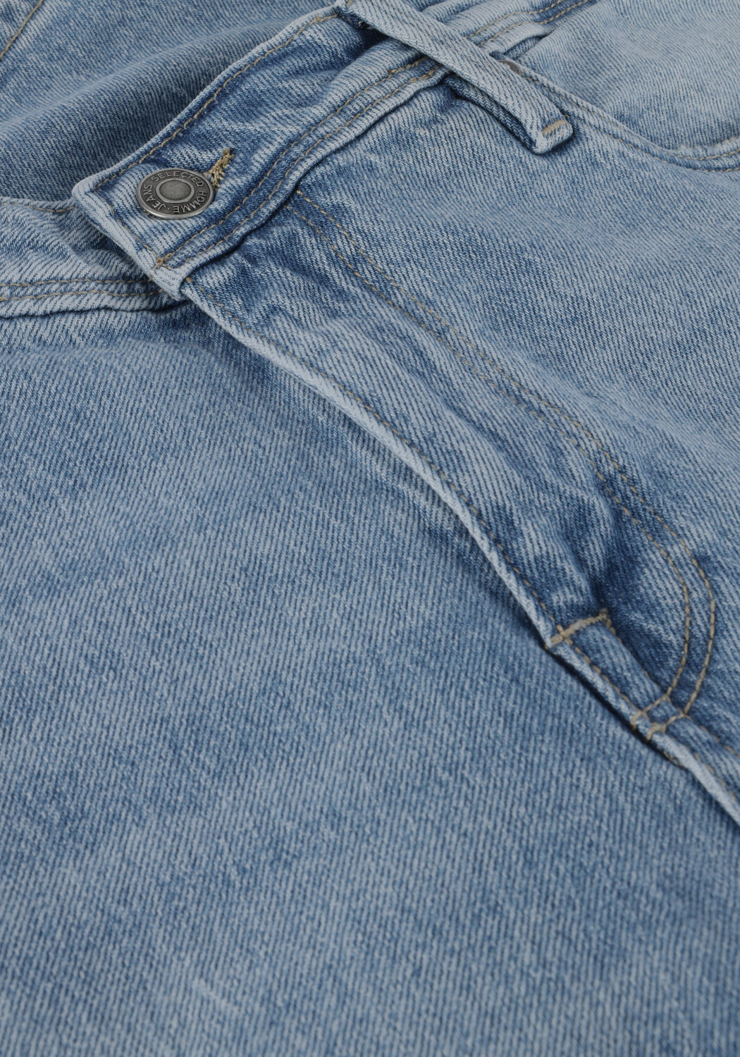 Lichtblauwe SELECTED MEN Jeans SLHALEX 32307 L.BLUE WASH SHORTS - large