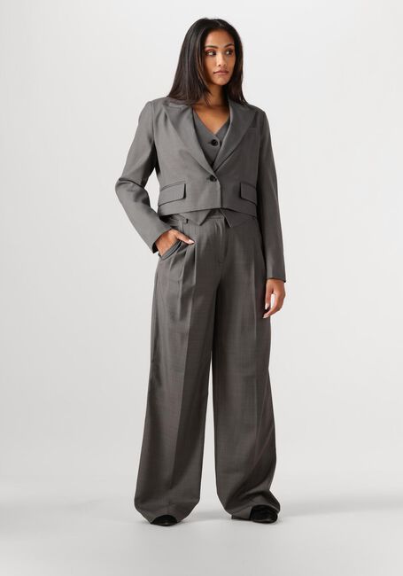 CO'COUTURE Gilet LIANE FRILL TAILOR VEST Gris foncé - large