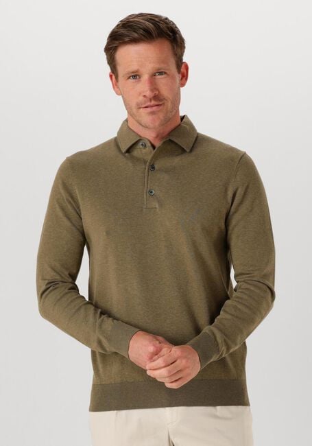 Olijf PROFUOMO Polo POLO ONEPIECE LS - large