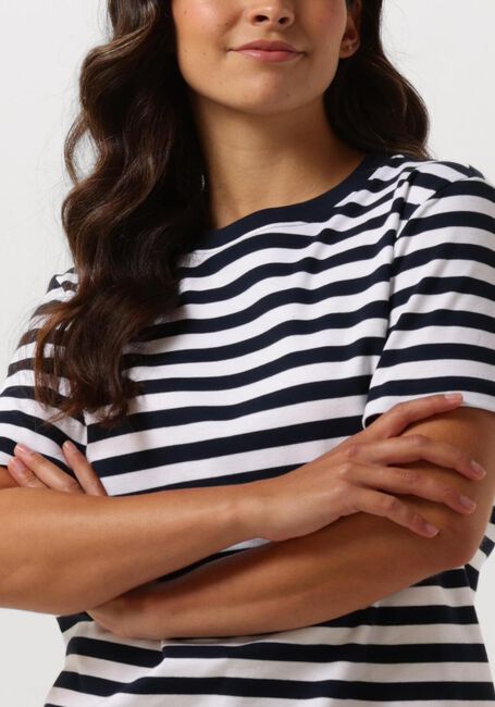 SUMMUM T-shirt SHORT SLEEVE TOP CLASSIC COTTON TEE en bleu - large