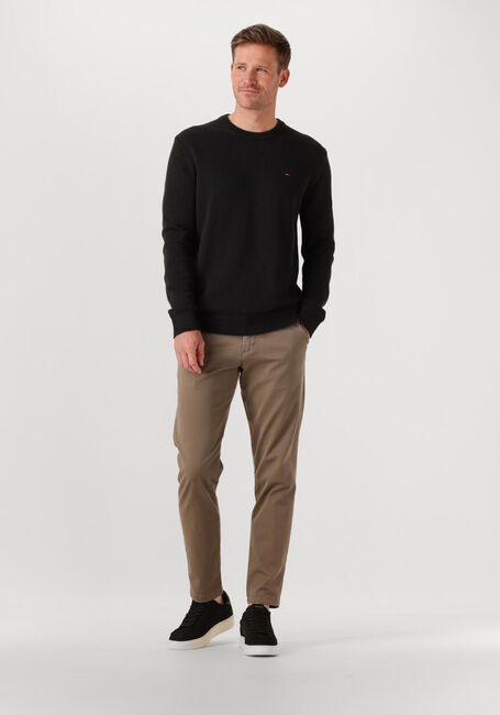 TOMMY JEANS Pull TJM SLIM ESS SWEATER EXTS en noir - large