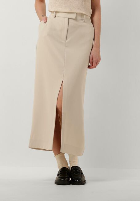 SECOND FEMALE Jupe midi FIQUE NEW SKIRT en beige - large