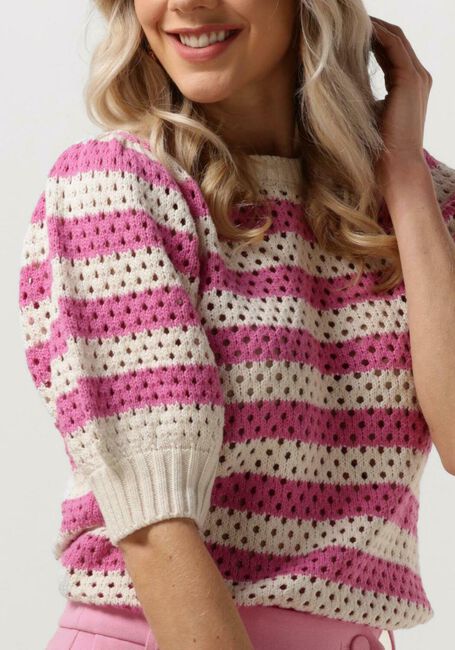 MINUS T-shirt GEORGINA KNIT T-SHIRT en rose - large